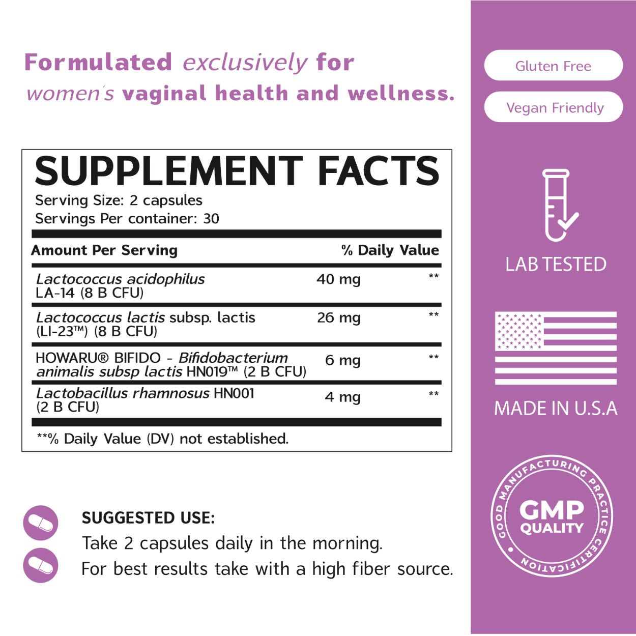 Vaginal Microbiota Probiotic